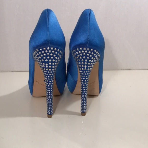 Beautiful David Tutera “Something Blue” Shoes Sz 7