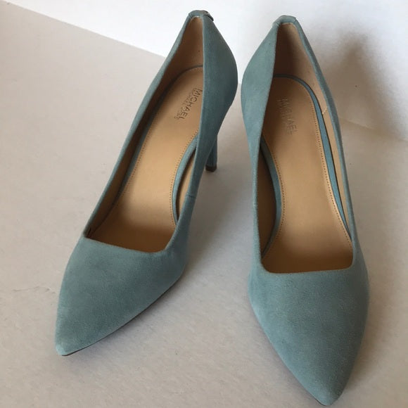 NWT Michael Kors Blue Suede Shoes Size 9.5