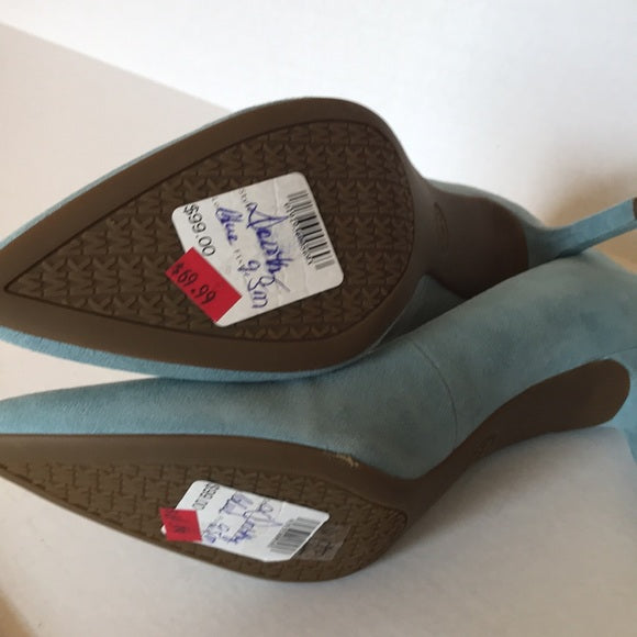 NWT Michael Kors Blue Suede Shoes Size 9.5
