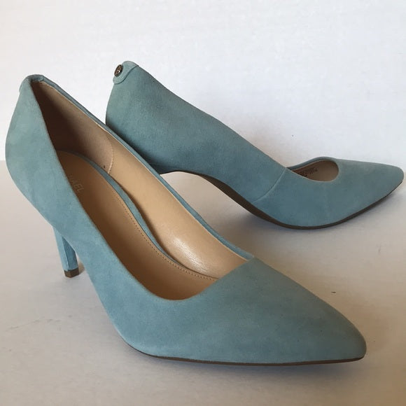 NWT Michael Kors Blue Suede Shoes Size 9.5