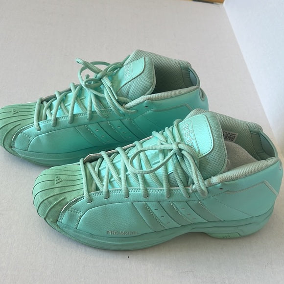 RARE Adidas Pro Model 2G Basketball Shoes β Mint Green β Size 11.5 ππ