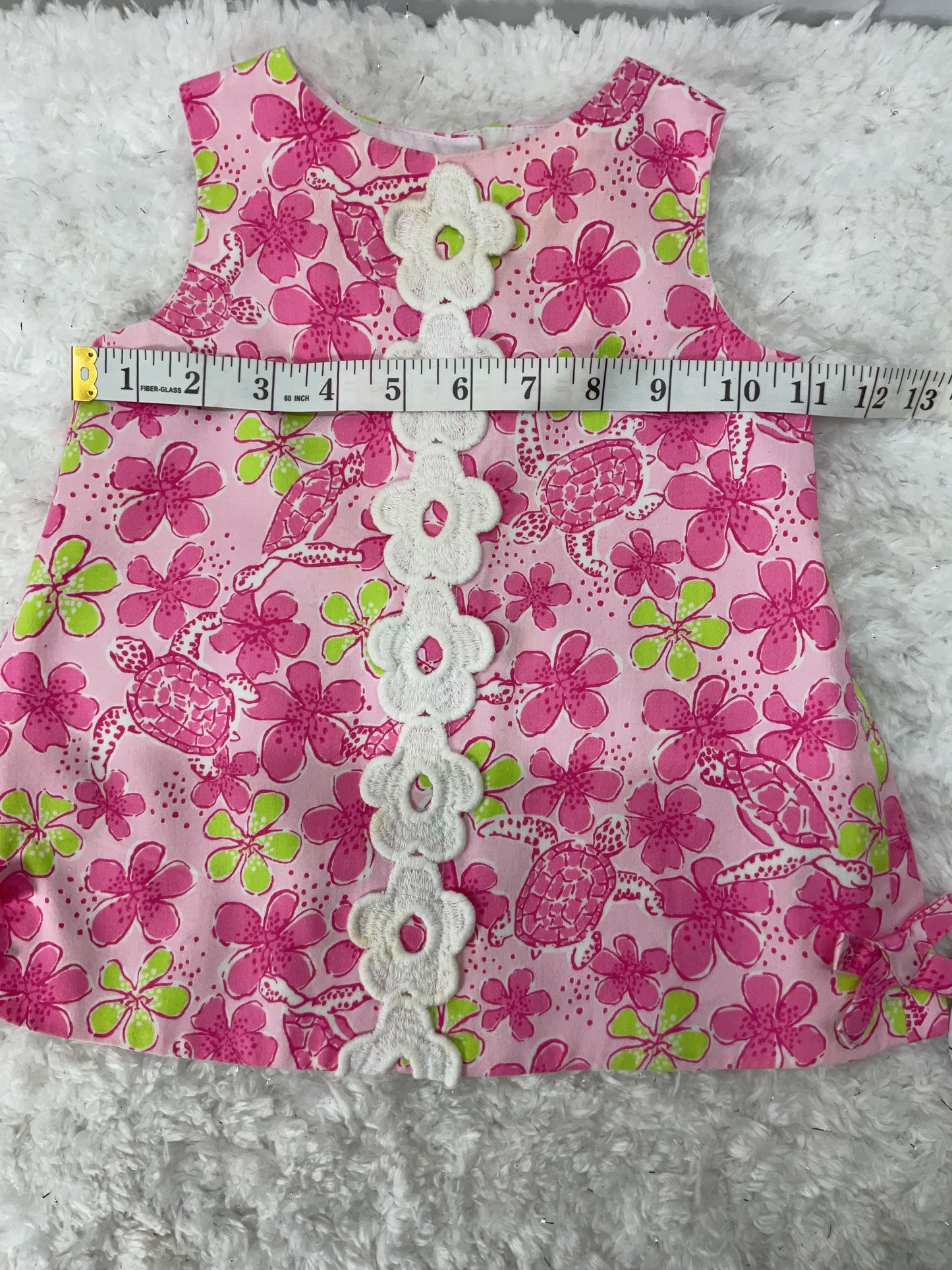Lilly Pulitzer Baby Dress – Pink Floral (12–18 Months)