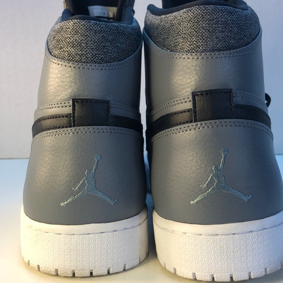 Nike Air Jordan Gray Sneakers – Size 18 – Black Swoosh 🖤🔥