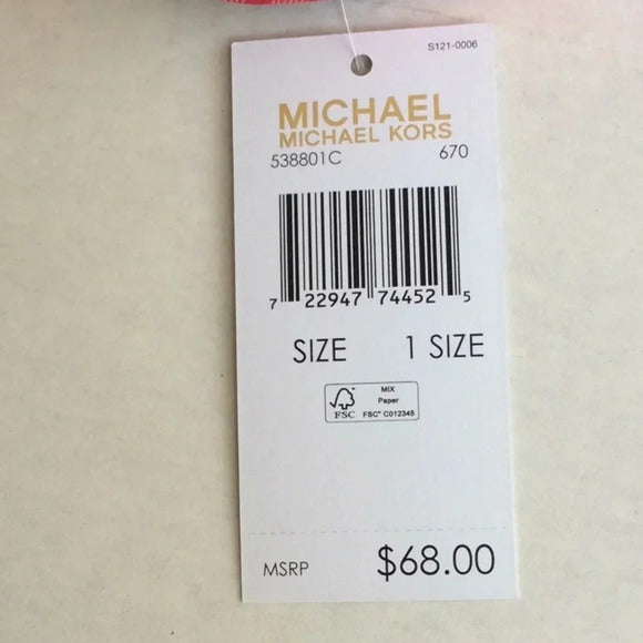 🧢 Michael Kors Adjustable Baseball Cap – MK Logo – New With Tag
