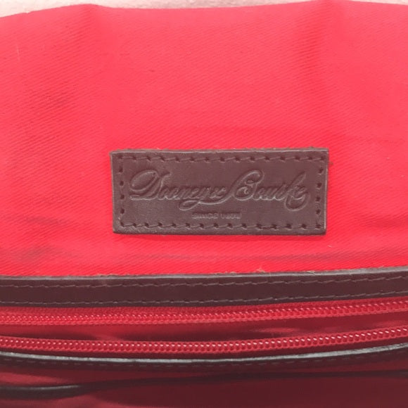 Dooney & Bourke Black Quilted Nylon/Leather Crossbody Purse