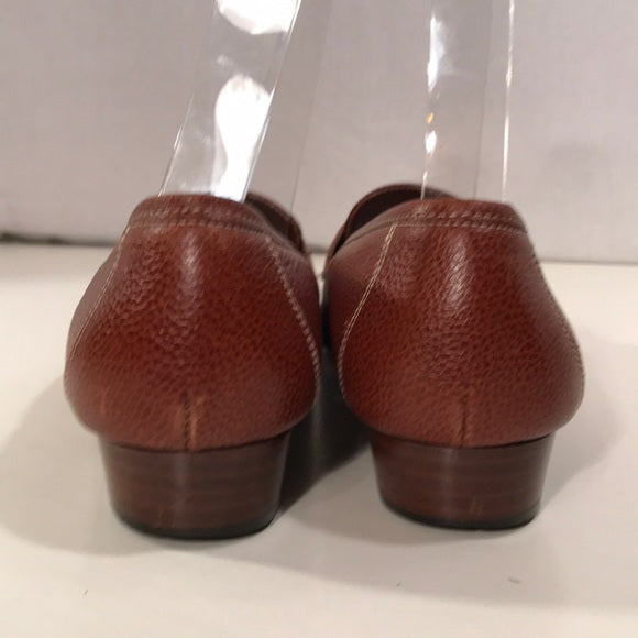 Salvatore Ferragamo Cognac Loafers Size 7.5