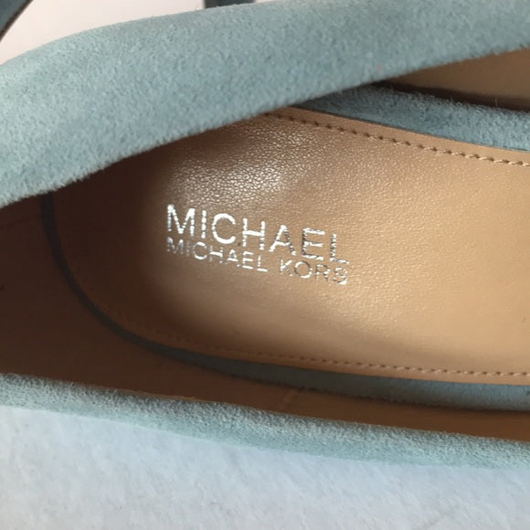 NWT Michael Kors Blue Suede Shoes Size 9.5