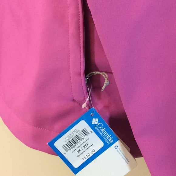 NWT Columbia Fuchsia Jacket Size 2X