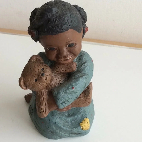 All God’s Children “Prissy” Figurine #142 by Martha Holcombe – M. Holcomb