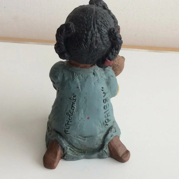 All God’s Children “Prissy” Figurine #142 by Martha Holcombe – M. Holcomb