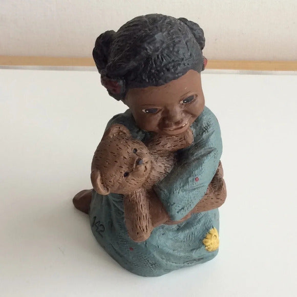All God’s Children “Prissy” Figurine #142 by Martha Holcombe – M. Holcomb