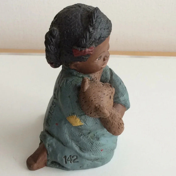 All God’s Children “Prissy” Figurine #142 by Martha Holcombe – M. Holcomb