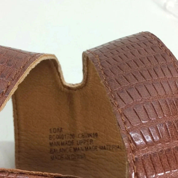 b.o.c Comfort Brown Wedge Sandals – Size 10 – Cushioned & Stylish